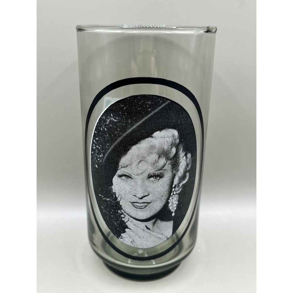 Vintage 1979 Arby's Mae West I'm No Angel Collector Series Glass Smoked Take 4/6
